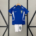 Brazil 2002 Away Retro Kids Jersey